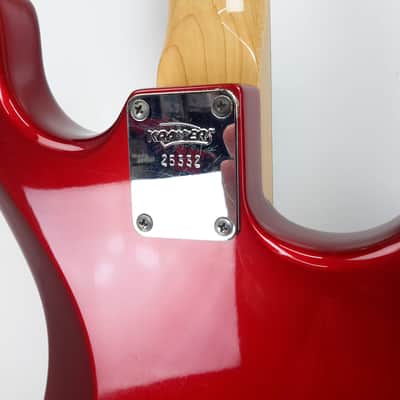 Lefty Vintage Kramer FOCUS 3000 W/EMG MIJ Japan Electric Guitar Red w/ OHSC Case image 5