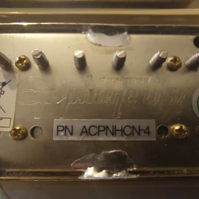 Epiphone Alnico Classic Pro Bridge + Neck Humbucker Pickup Set Nickel w/ Mounting rings Quick Connect. image 10
