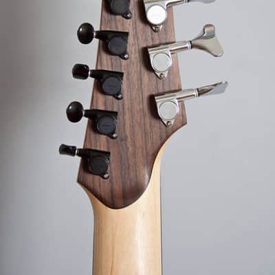 Wes Lambe 8GT 2013 - Novax-style Charlie Hunter 8 String Fanned Fret Dual Output Hollow Guitar/Bass image 22