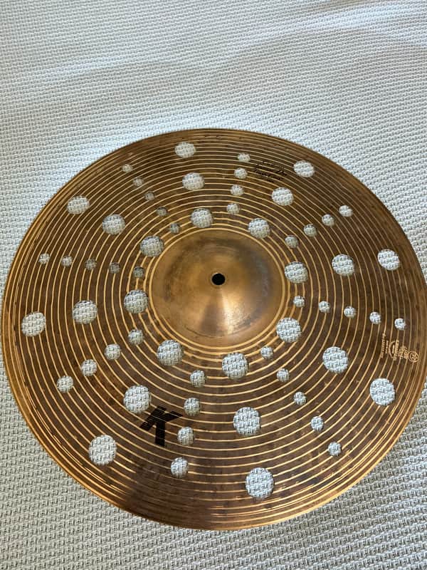 Zildjian 17” K custom special dry trash 2021 - Brass image 1