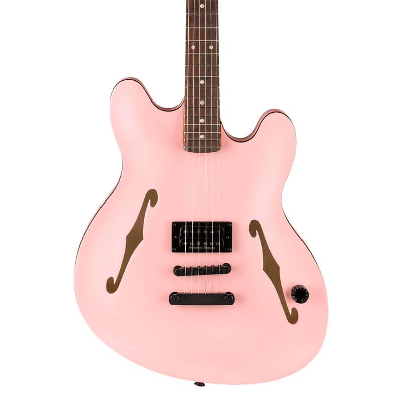 Fender Tom DeLonge Starcaster - Rosewood Fingerboard Satin Shell Pink image 1
