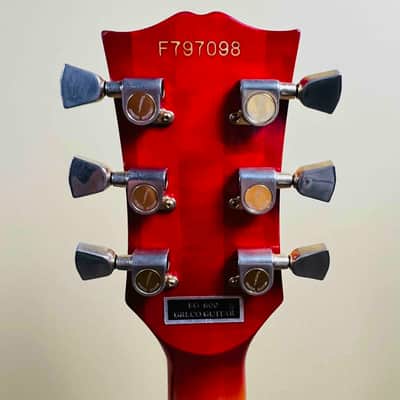 Greco EG-600PR MIJ 1979 "Ace Frehley"- Cherry Sunburst 3PU Les Paul Custom image 19