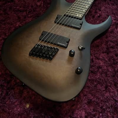 Harley Benton MultiScale-7 2020 - Present - Satin Black Burst image 1