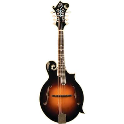 The Loar LM-700 F-Style Mandolin, Vintage Sunburst with Hardshell Case image 1