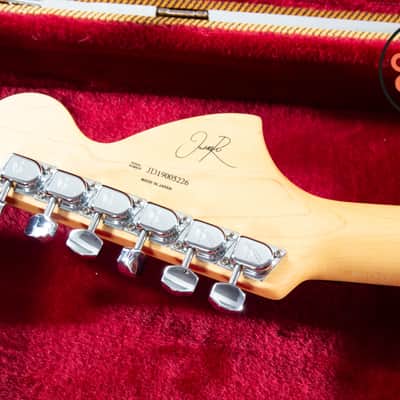 2019 Fender Japan MIJ Michiya Haruhata Stratocaster Caribbean Blue Transparent Tweed HSC image 8