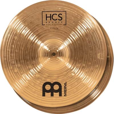 MEINL HCSB15H Bronze Hihat Cymbal 15Zoll Traditional B8 Bronze HiHat Becken image 1