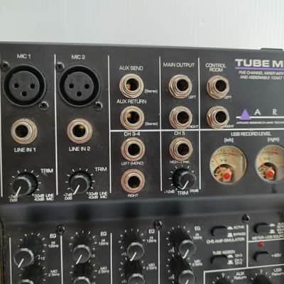 ARTproaudio TubeMix 5-Channel Recording Mixer with USB and Assignable 12AX7 Tube 2020's - Black & Natural image 3