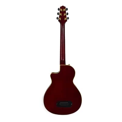 Aslin Dane Icosa 6 String solid top thin line electric-acoustic guitar - Natural in High Gloss image 2