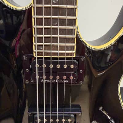 Used Schecter DIAMOND SERIES C-1 EX Blackjack Baritone Electric GuitarĀ image 8