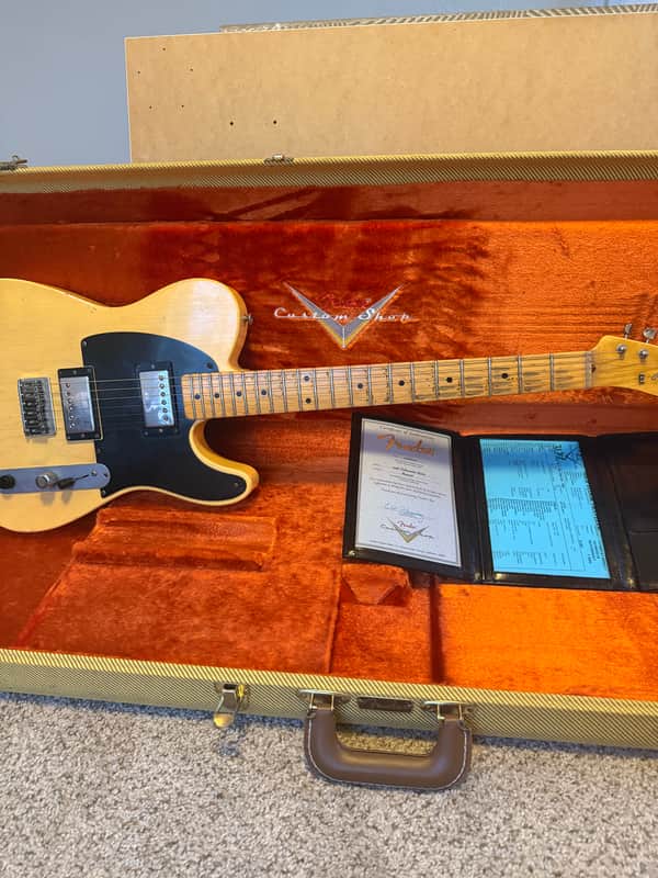 Fender Custom Shop telecaster 2018 - Nocaster blonde image 1