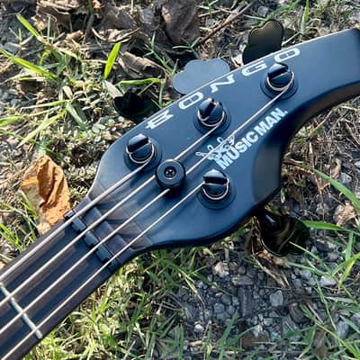 Ernie Ball Music Man Bongo Bass Guitar 4 HH 2009 - Stealth Black image 3