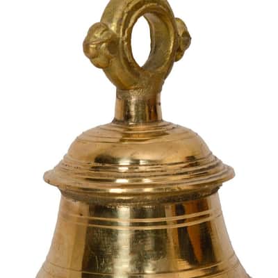 Handmade Bellsn, charch, Brass Tample Ghanta,Ghanti Bell for Your Temple ,Brass Hanging Ghanta image 5