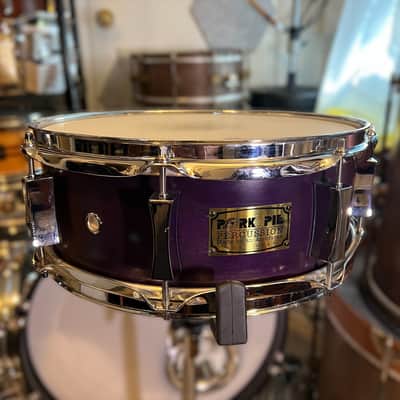Pork Pie 5x13 Inch Maple Snare in Purple Satin (2001) image 2