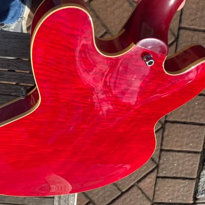 Gibson ES335 1987 - Flamed Cherry Red image 21