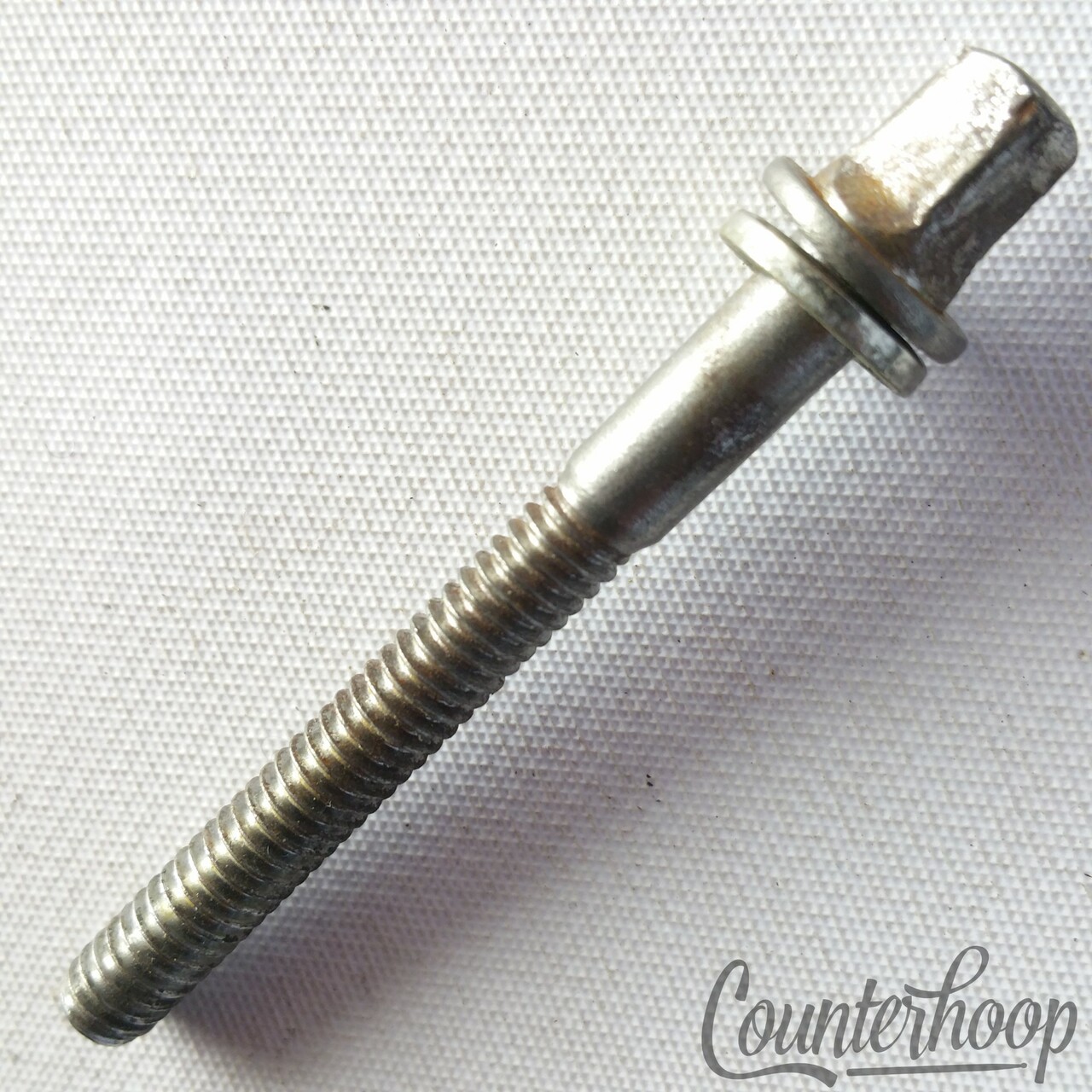 Ludwig/Leedy 2"Tension T-Rod Snare/Tom Drum Nickel Plating Vintage 40s-50s USA — main photograph