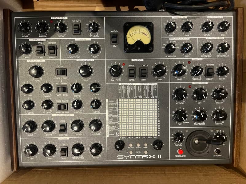 Erica Synths SYNTRX II Desktop Analog Synthesizer 2023 - Present - Black image 1