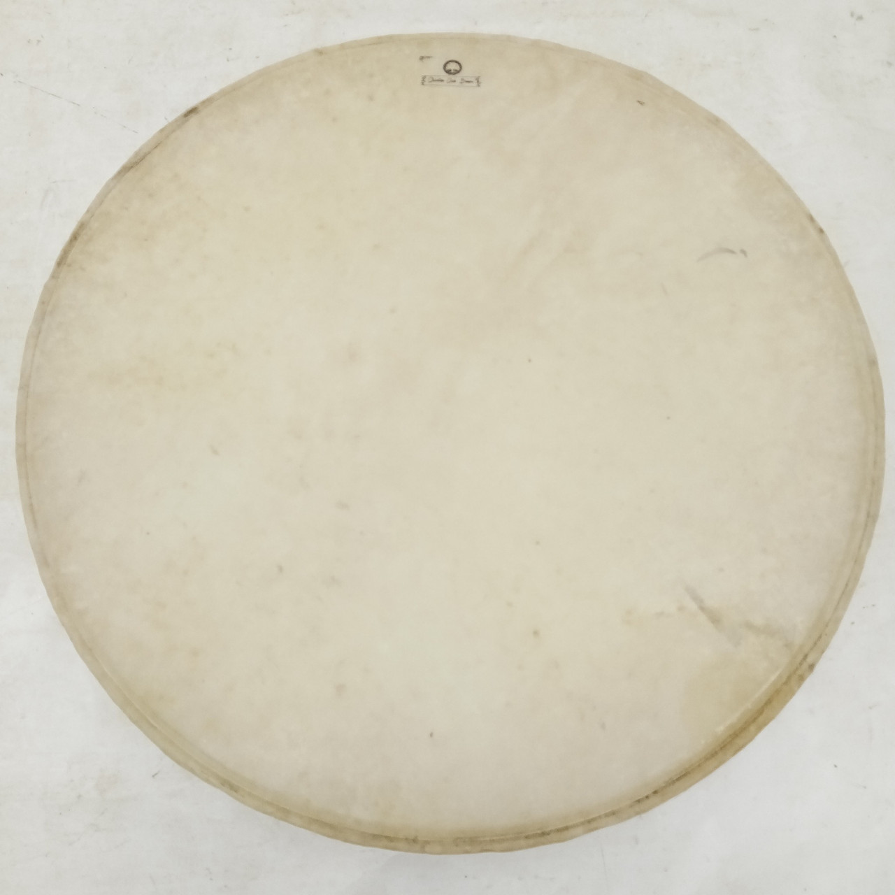 24"Bass Drum Calf Skin Batter/Resonant Head Vintage Style Oak Custom Modern Make — main photograph