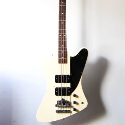 Rare Japan Greco Thunderbird bass TB 1989 Vintage White image 1