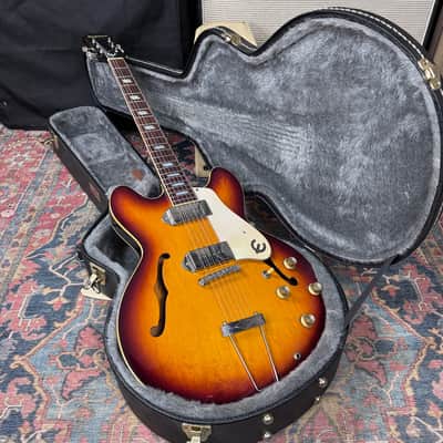 1991 Epiphone Sunburst Casino Pre-Elitist Made in Japan Terada HSC image 7