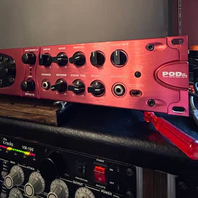 Line 6 POD xt Pro Rackmount Multi-Effect and Amp Modeler 2003 - 2008 - Red image 4