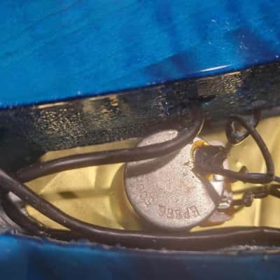 BC Rich Bich 10 Quilt Trans Candy Blue Mint Custom Shop image 12