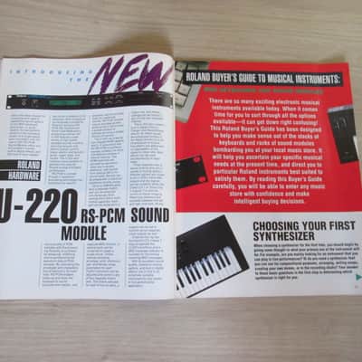 Roland Users Group Magazine's Collection (incl.D-50)  – 1987 -) 1990 - Original Vintage Synthesizer Brochure image 18