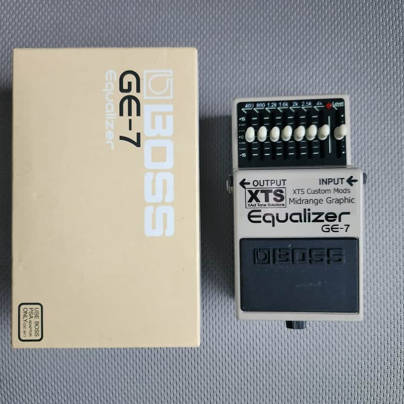 Boss GE-7 XTS Midrange Mod Xact Tone Solutions Modded Graphic Equalizer EQ image 1