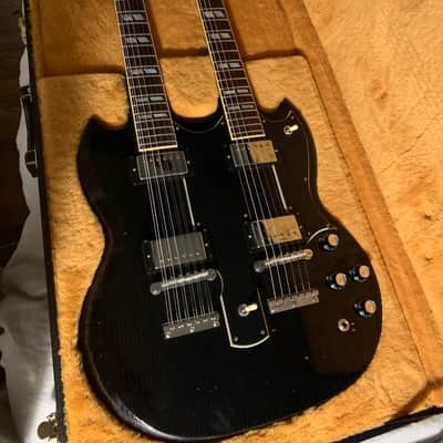 Gibson Custom Shop Slash '66 EDS-1275 Doubleneck (Signed, Aged) 2019 - Aged Ebony image 2