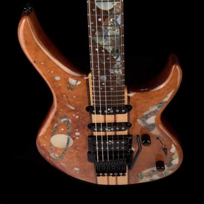 Pre Owned Planets HSS With Floyd Rose Brown Electric Guitar With Case image 4