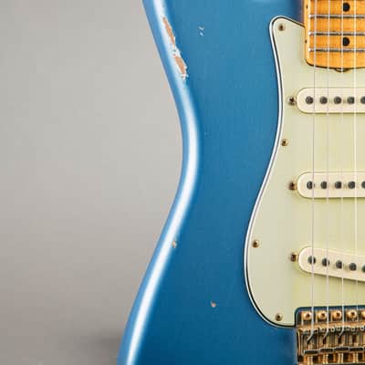 Fender Custom Shop 60's Stratocaster Masterbuilt Yuriy Shishkov 2022, Lake Placid Blue image 3