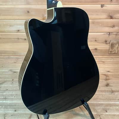 Yamaha FGC-TA TransAcoustic Acoustic Guitar - Black image 4