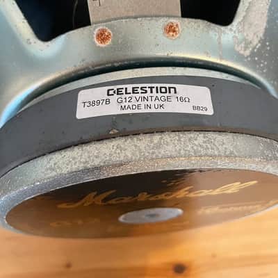 Marshall/Celestion G12 Vintage Speaker x2 (16 Ohm), Made in UK image 3