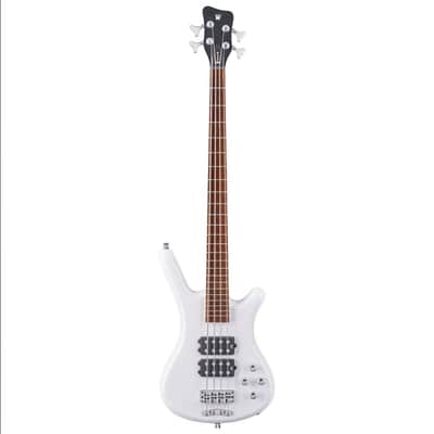 Warwick RockBass Corvette $$-5 String - Solid White High Polish image 11
