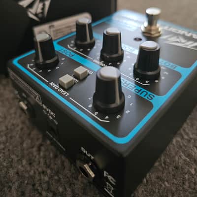 Peavey Bandit Supreme Teal Stripe Preamp 2025 - Present - Black / Teal image 3