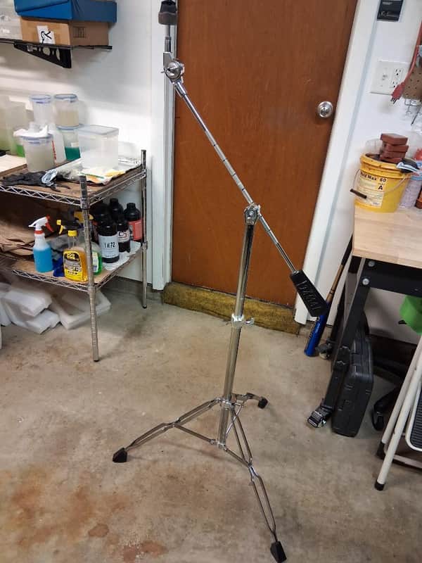 Tama Vintage Red Label Boom Cymbal Stand 1980's Vintage Red Label Boom Cymbal Stand 1980's 1980's image 1
