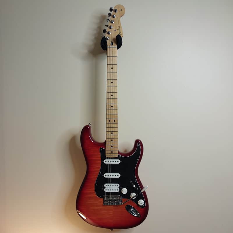 Fender Player Stratocaster Plus Top with Maple Fretboard - Aged Cherry Burst image 1