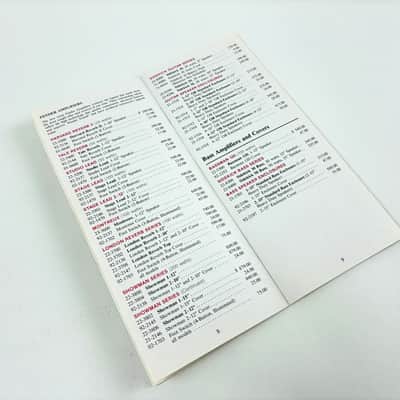 Fender Suggested Retail Price List – January 15, 1989 image 4