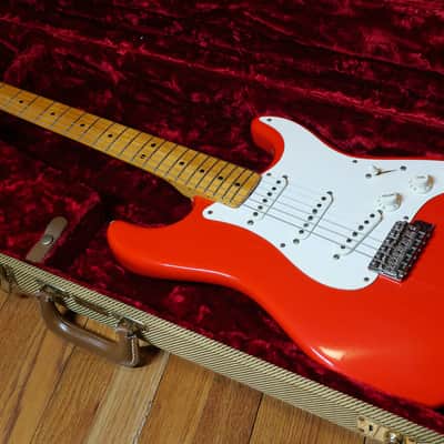 Fender AVRI 57 1982 Fullerton Strat - Fiesta Red image 1