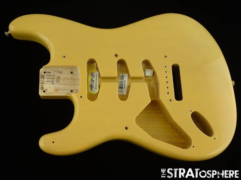 LEFTY Fender AV II American Vintage 1957 Strat BODY ASH Vintage Blonde image 1
