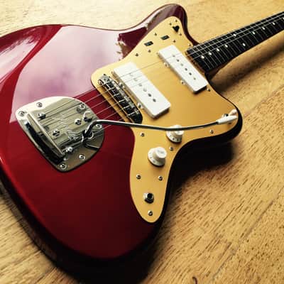 Fender Jazzmaster 1966 Reissue MIJ JD-Serial 2015 Old Candy Apple Red image 2