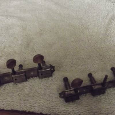 Vintage Kluson Deluxe Guitar Tuners Old Single Line Deluxe's W/ Gear Box image 5