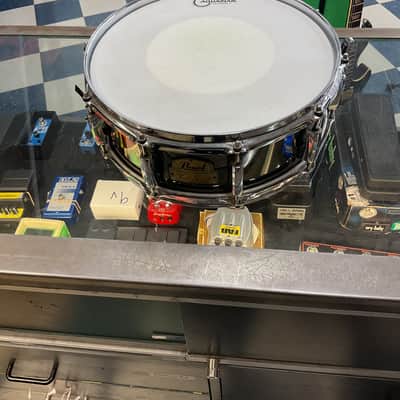 Pearl CS1450 Chad Smith Signature 14x5" Steel Snare Drum 2010s - Black Nickel image 2