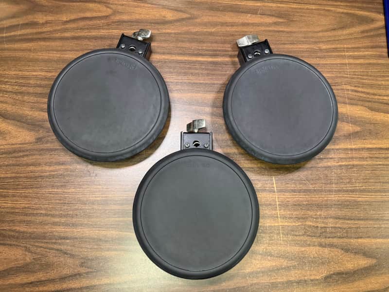3 Pack - Roland PD-8a Single Trigger V-Drum Pads - E9C8494, E9C8493, & E9C8492 image 1