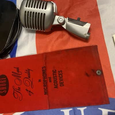 VINTAGE Shure 55SW 1960s microphone and lead- Metal image 17