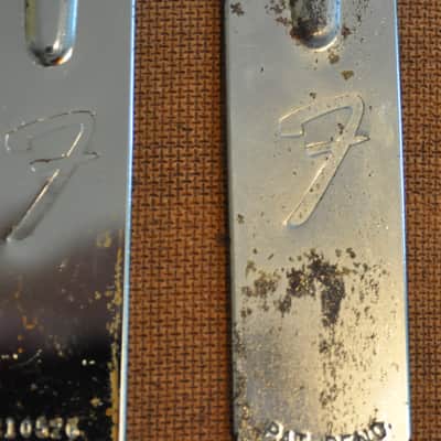 Fender 14" Tilt Back Legs Vintage Original Pat. Pend embossed on legs 1960's image 8