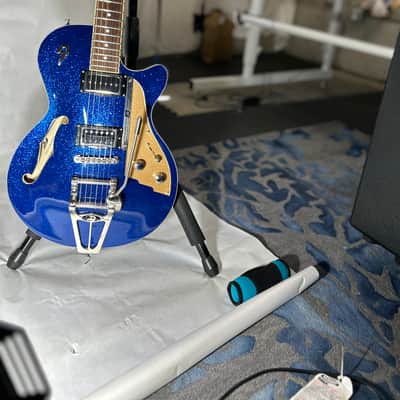 Duesenberg Starplayer TV 2010s - Blue Sparkle image 6