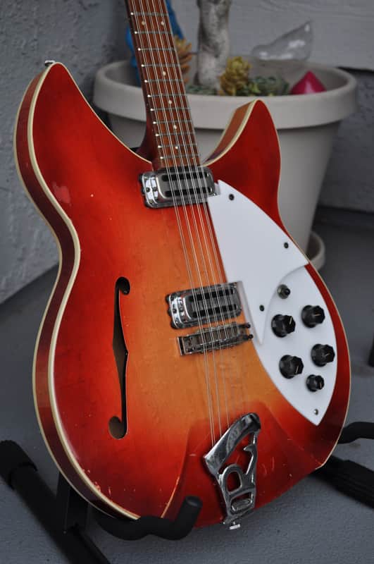 Original 1965 Rickenbacker Rose Morris Model 1993 Export 12-String Fireglo image 1