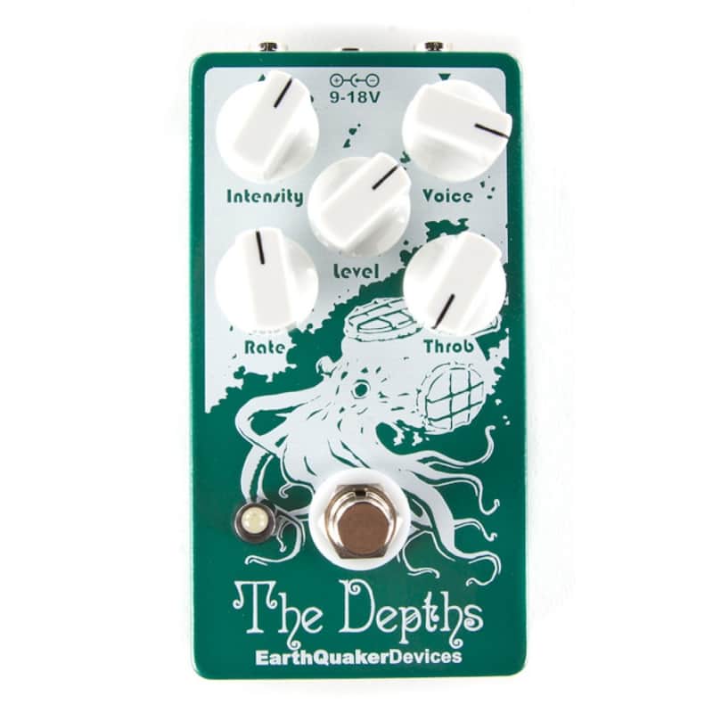 り*藻様 在庫処分ギターディレイEarthQuaker Devices Arpa EarthQuaker The Depths V2 Optical Vibe Pedal