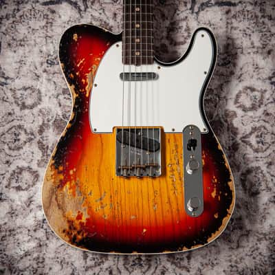 Fender Customer Shop ’60 Telecaster Custom Super Heavy Relic - 3 Tone Sunburst image 25