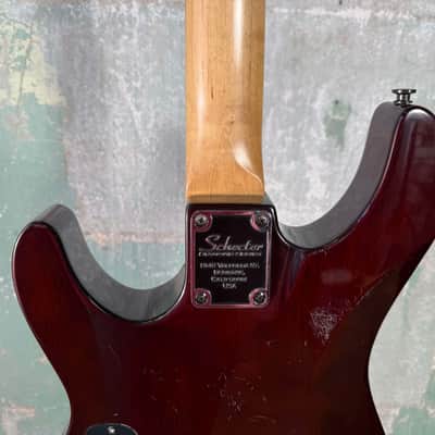 Schecter Diamond Series Gryphon 2005 - See-Thru Brown image 10